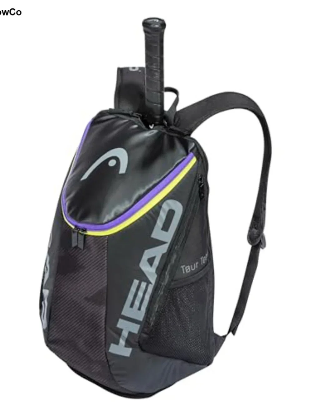 Tennis Backpack Racquet Bag with Shoe Compartment, Zipper Closure, Adjustable